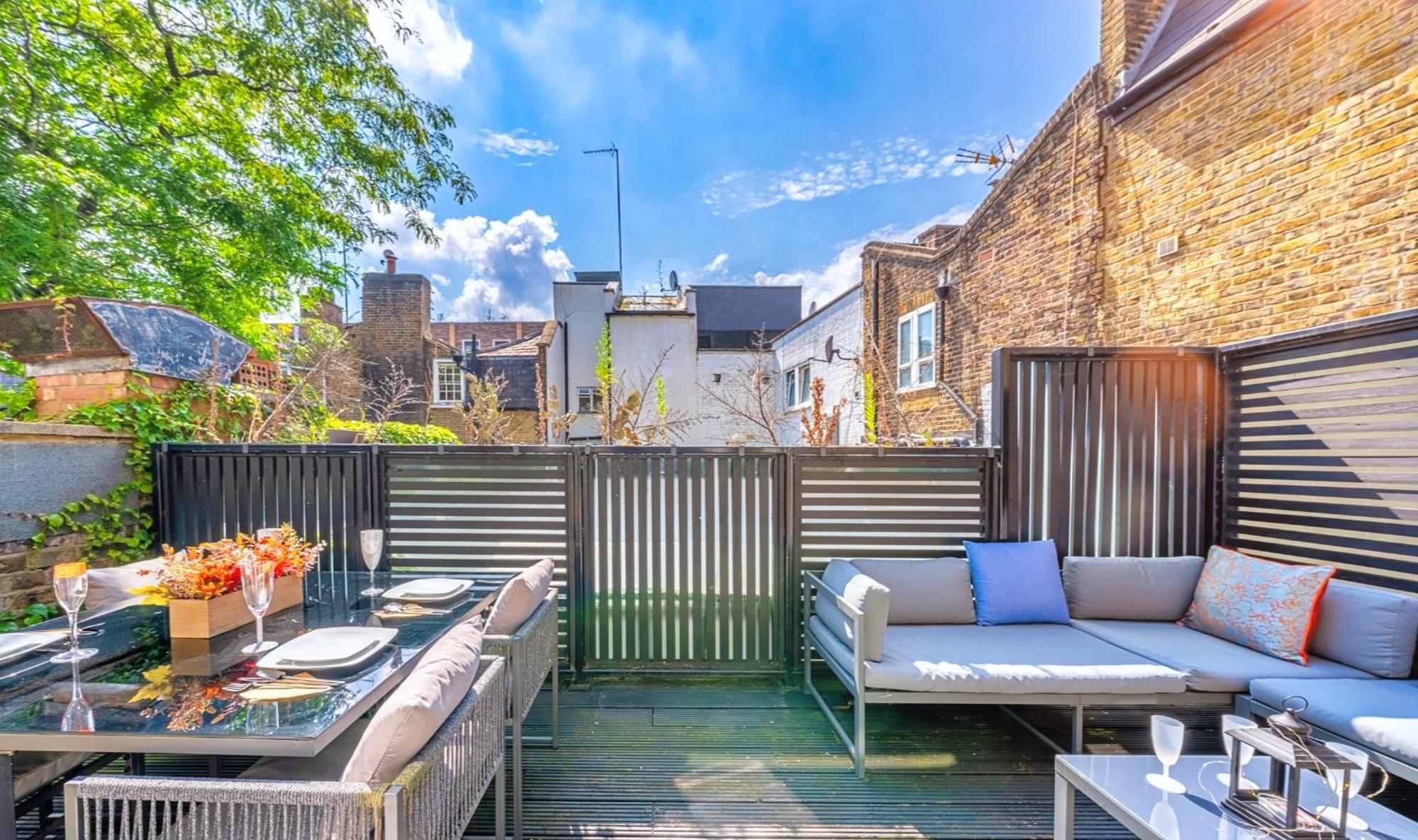 Designer Victorian Flat With Large Terrace Apartment London Bagian luar foto