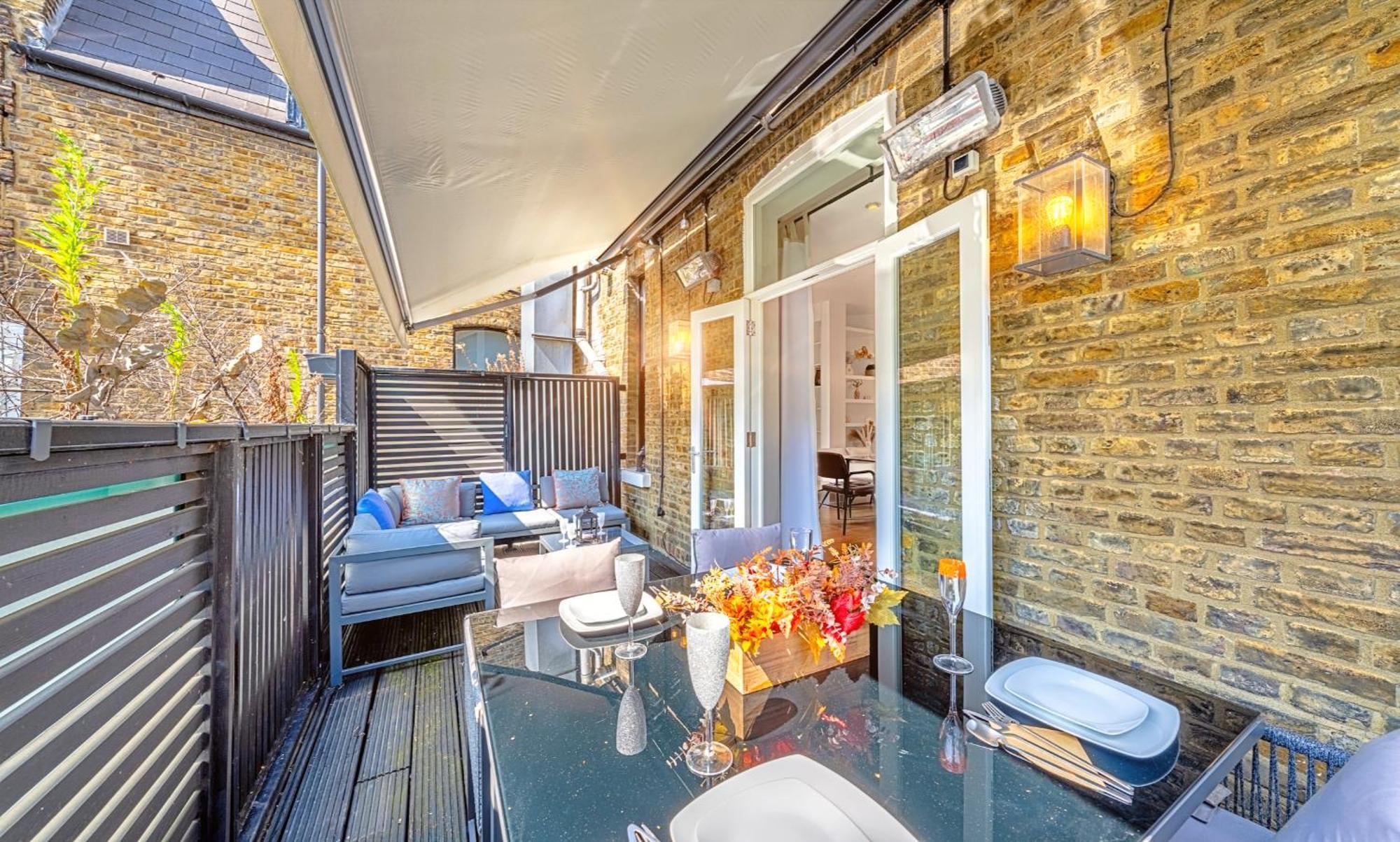 Designer Victorian Flat With Large Terrace Apartment London Bagian luar foto