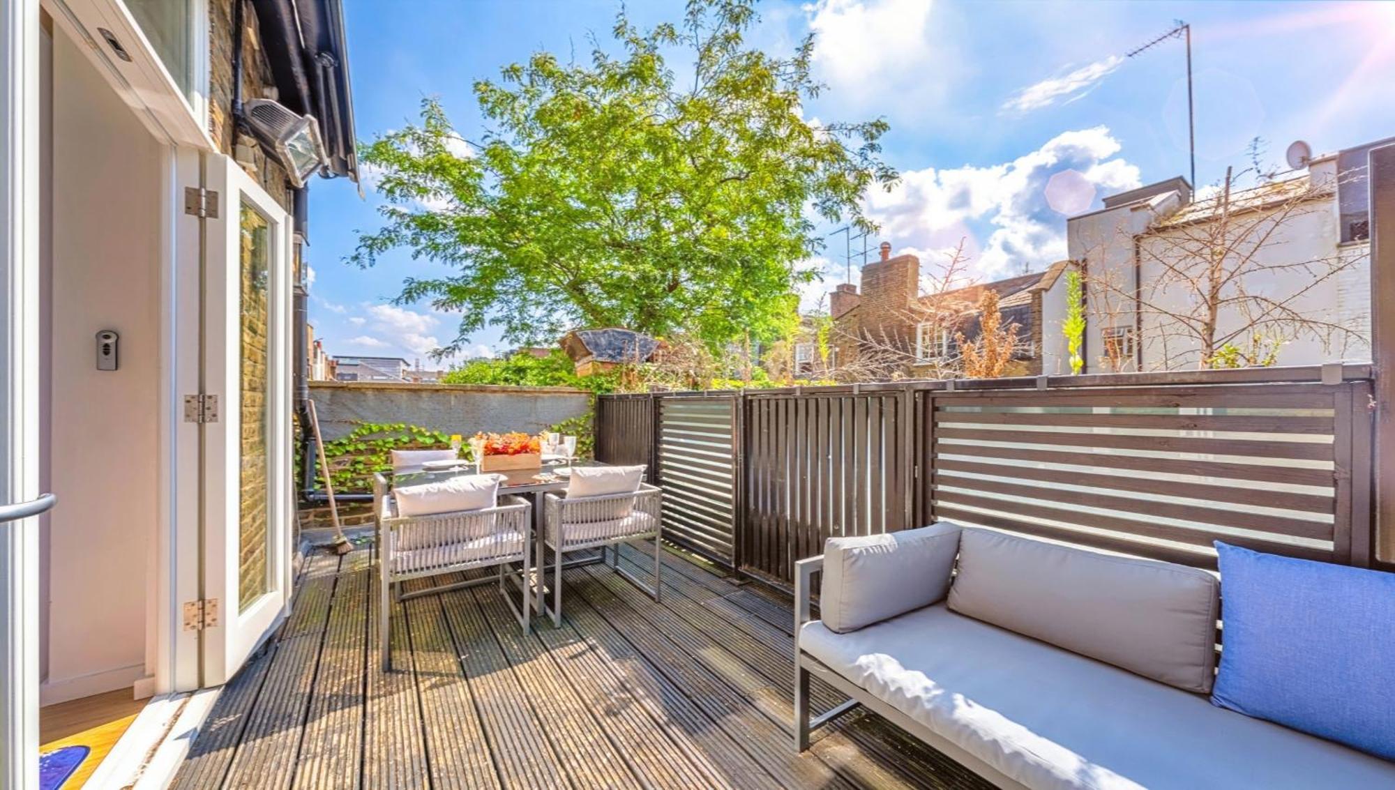 Designer Victorian Flat With Large Terrace Apartment London Bagian luar foto