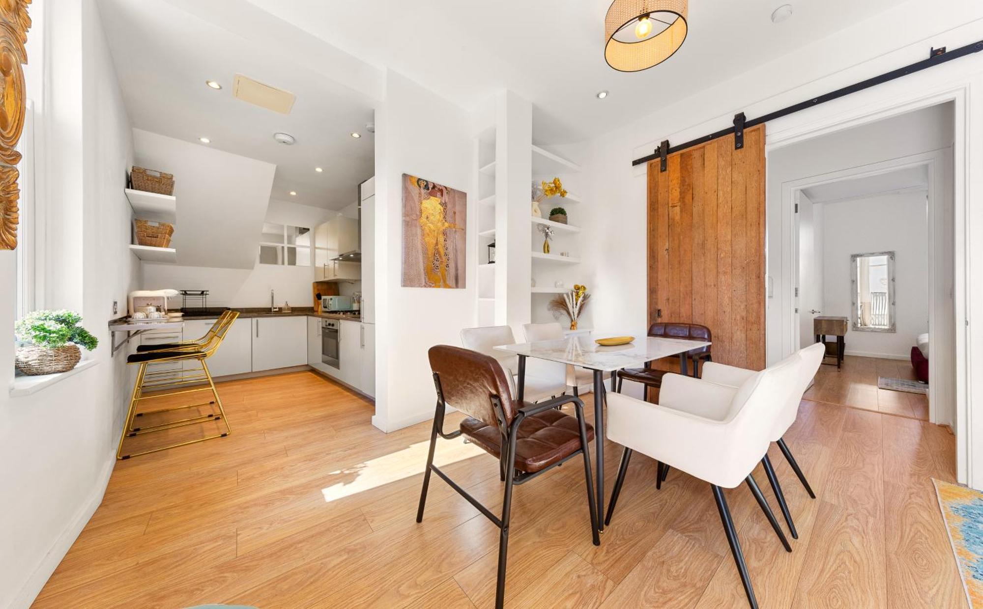 Designer Victorian Flat With Large Terrace Apartment London Bagian luar foto